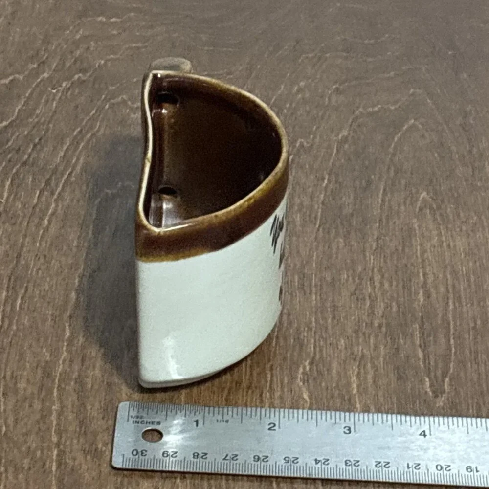 VTG "You asked for Half a Cup of Coffee" Mug Travel Souvenir - Picture 10 of 10